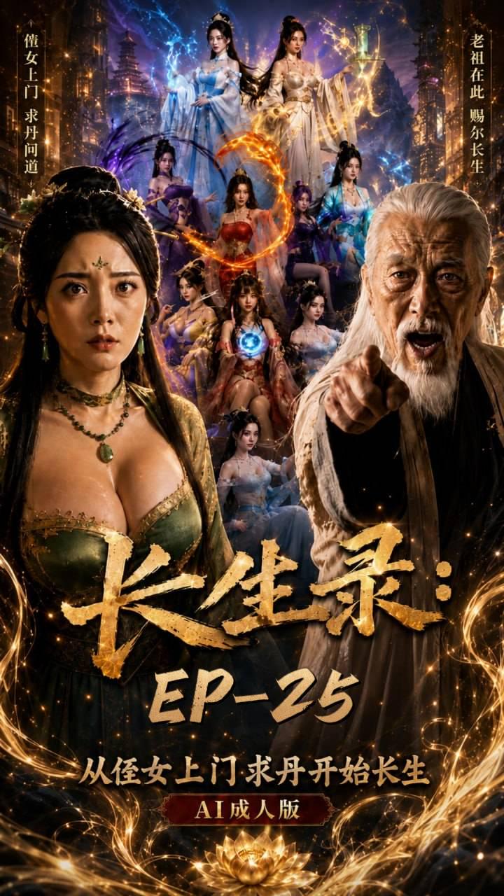 AI成人短剧：ACDJ《96岁快死的老头觉醒系统，第二天直接返老还童》EP-25（全1集） 