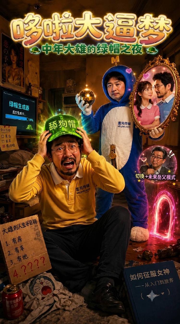 AI成人短剧：ACDJ哆啦大逼梦（全3集） 